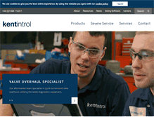 Tablet Screenshot of kentintrol.com